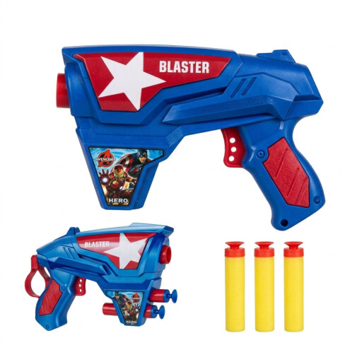 مسدس Avengers Hero Blaster الإسفنجي للأطفال الممتع Avengers Hero Blaster Sponge Gun for Kids Fun