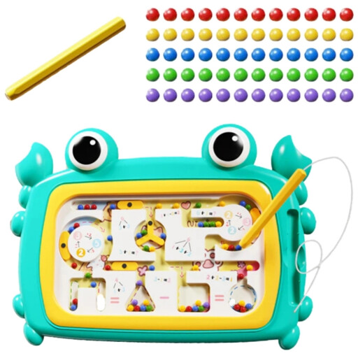 لعبة متاهة السلطعون التعليمية المغناطيسية للأطفال الذكية Magnetic Educational Crab Maze Game for Smart Kids