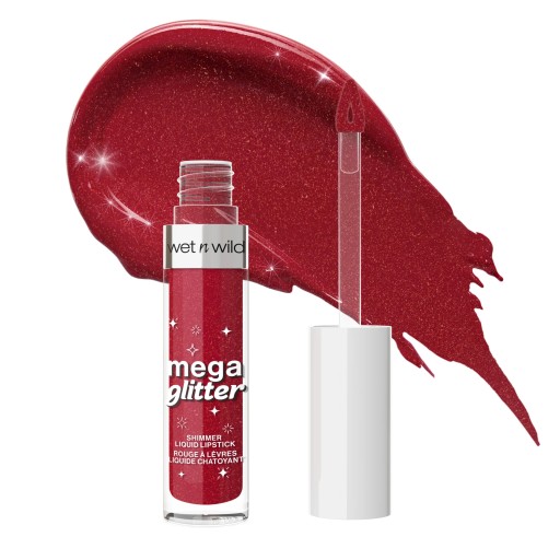 أحمر شفاه سائل لامع Mega Glitter Mega Glitter Shimmer Liquid Lipstick