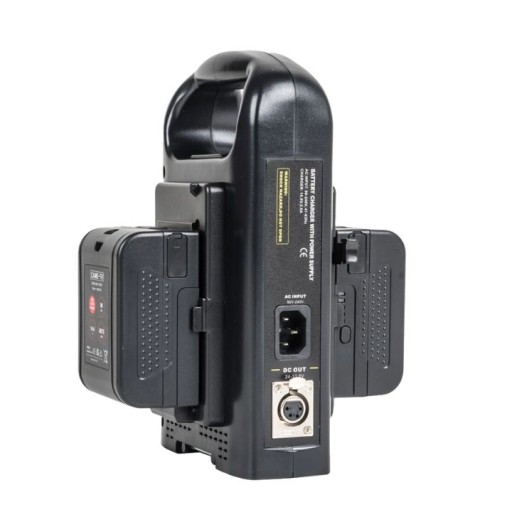 طقم بطاريات في-ماونت مصغرة مزدوج مع محول شحن Came Tv Bz-2c-mini99 2pcs Mini Light Weight  Battery