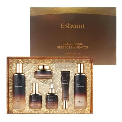 سيت الحلزون الاسود لشد وترطيب البشرة Black Snail Perfect Hydrator  Set