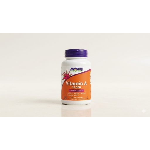 فيتامين أ 10,000 وحدة دولية 100 كبسولة هلامية Vitamin A 10,000 (100 Softgels)