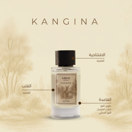 عطر الكنغر لكلا الجنسين بحجم 100 مل KANGINA