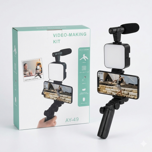 مجموعة تصوير متكاملة للهاتف للمحتوى الاحترافي اليومي A complete mobile photography kit for everyday professional content.
