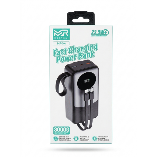 باوربنك مارشال 30,000ملي امبير Powerbank Marshal