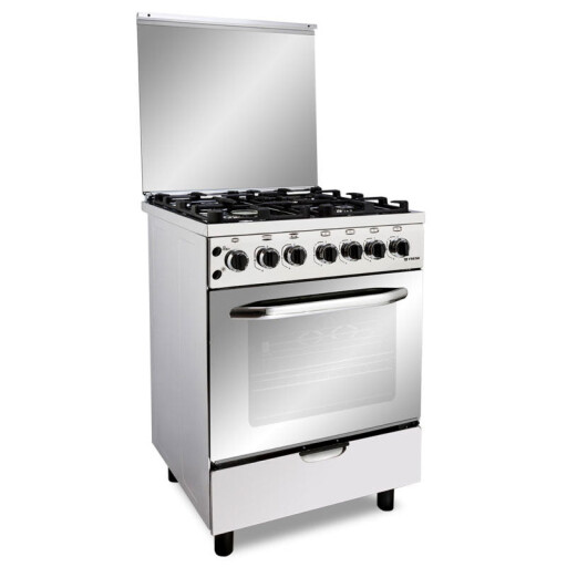 طباخ فريش ٤ مشاعل 60×60 مصري ضمان 10 سنوات نظام بوري Fresh Gas Cooker 60×60 cm – 4 Burners
