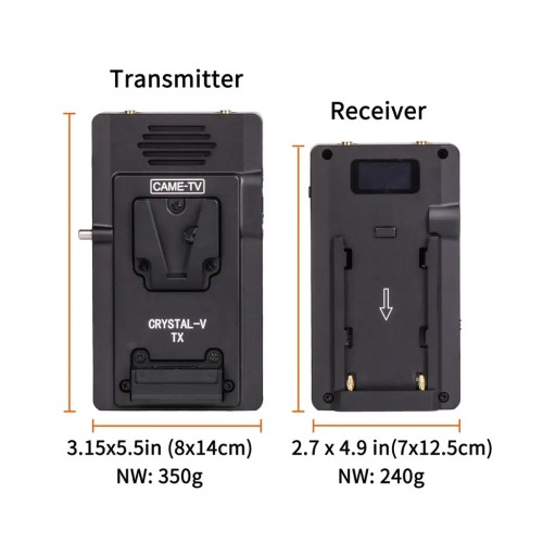 جهاز بث الفيديو اللاسلكي الاحترافي SDI و HDMI CAME-TV CRYSTAL V - SDI&HDMI VIDEO TRANSMITTER