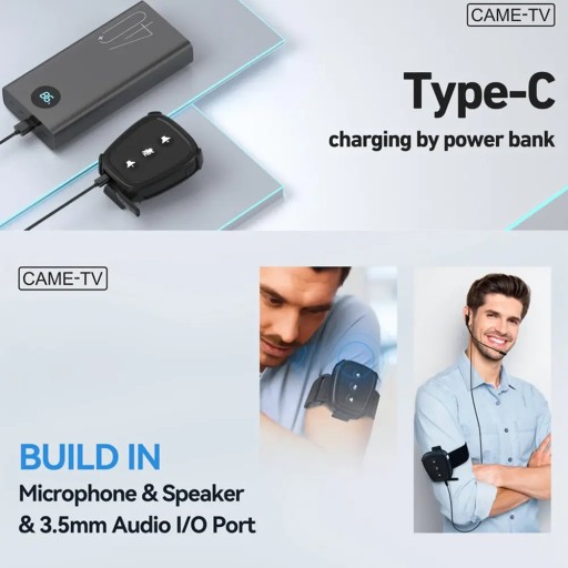 طقم نظام إنتركوم لاسلكي رقمي مصغر مكون من 4 أجهزة بود CAME-TV Nano, Small Digital Wireless Intercom Pod - NANO 4PCS KIT
