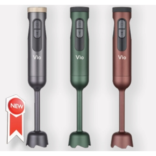 خلاط يدوي – 1000 واط – 9 مستويات سرعة – موديل V-1001 – سلفر/أسود V-1001 Vio LuxMix Hand Blender – 1000W – 9 Speed Levels – Silver/Black