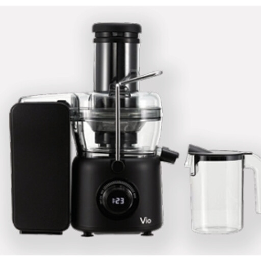 عصارة كهربائية – 1000 واط – وعاء لب 2 لتر – موديل V-228 – سلفر/أسود V-228 Juice Extractor – 1000W – 2L Pulp Container – Silver/Black