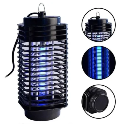 إل إف-200 قاتل ناموس إلكتروني - ضوء فوق بنفسجي - شبكة جهد عالي LF-200 Electronic Mosquito Killer - UV Light - High-Voltage Grid