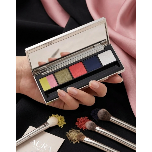 باليت ظلال عيون (آيشادو) ميني خماسي من أورا بيوتي Aura Beauty Mini 5-Shadow Eyeshadow Palette
