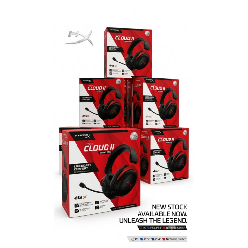 سماعات رأس هايبر أكس كلاود HyperX Cloud II لاسلكية HyperX Cloud II