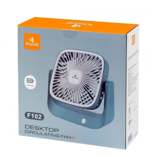 مروحة شحن منضدية كيسونلي Kisonli Mini Portable Desktop Fan F102