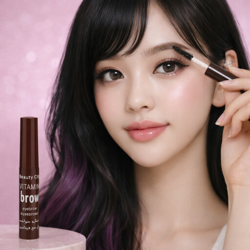 مسكارة جل الحواجب الملونة والمدعمة بالفيتامينات من بيوتي سيتي Beauty City Vitamin-Enriched Colored Eyebrow Gel Mascara