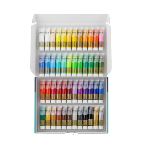 الوان اكرليك 48 لون 36 مل Acrylic colour paint set 48pc