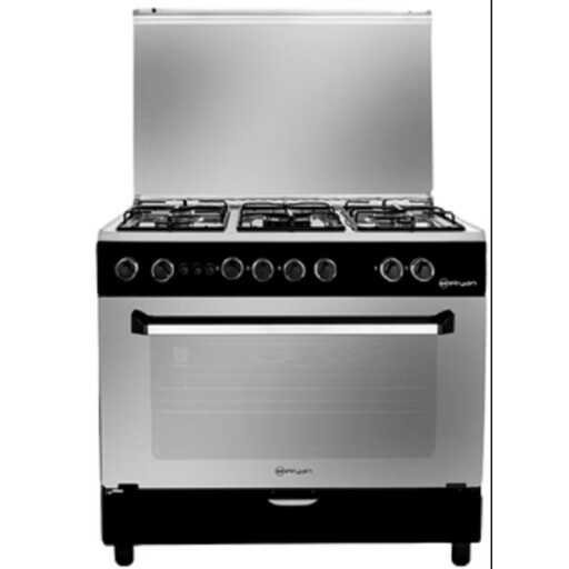 طباخ الريان مصري - 60*90 - 5 مشاعل - سطح علوي ستانلس ستيل - مميز El-Rayan Egyptian Cooker – 90×60 cm – 5 Burners – Premium Stainless Steel Top Surface