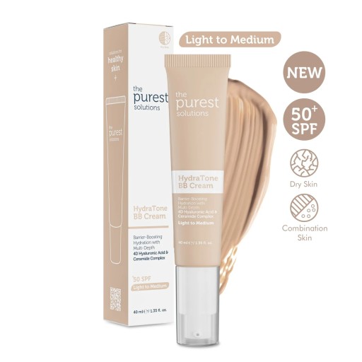 واقي شمس ملون بي بي كريم هيدراتون 40 مل (فاتح إلى متوسط) Hydratone BB Cream SPF 50+ - 40ml (Light to Medium)