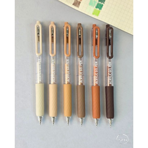 اقلام جل أكريليك Acrylic Painting Gel Pens