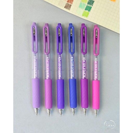 اقلام جل أكريليك Acrylic Painting Gel Pens