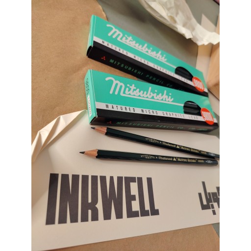 سيت أقلام رصاص من شركة ميتسوبيشي Mitsubishi اليابانية Mitsubishi Drawing Pencils Set