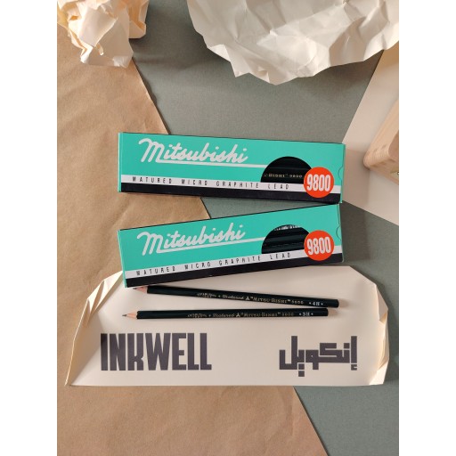 سيت أقلام رصاص من شركة ميتسوبيشي Mitsubishi اليابانية Mitsubishi Drawing Pencils Set