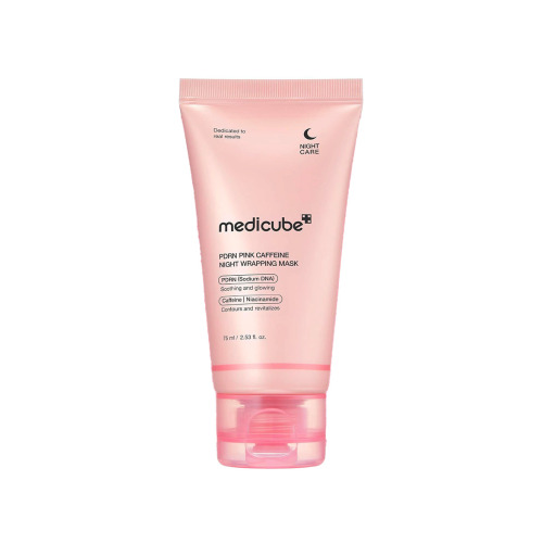 ماسك ليلي مغلف للوجه PDRN الوردي بالكافيين PDRN Pink Caffeine Night Wrapping Mask
