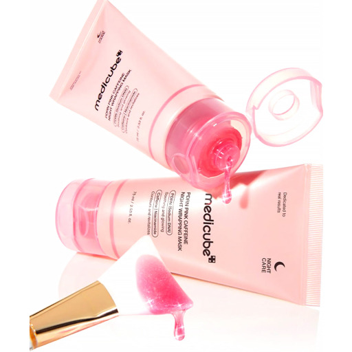 ماسك ليلي مغلف للوجه PDRN الوردي بالكافيين PDRN Pink Caffeine Night Wrapping Mask