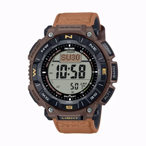 ساعة رجالية برو ترك من كاسيو تعمل بالطاقة الشمسيةة 51.7 ملم Casio PRO TREK Sport Solar Powered Men Watch