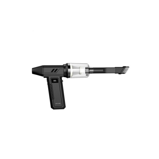 مروحة يد توربو متعددة الوظائف بشاشة LED رقمية - أسود LENYES CAR VACCUM CLEANER LTF03