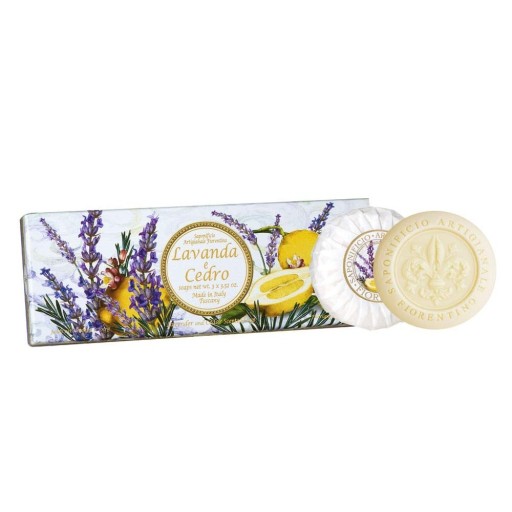 صابون الزهور و الخشب Saponificio  lavanda e cedro
