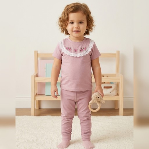 طقم بنات صيفي Kids Summer Set