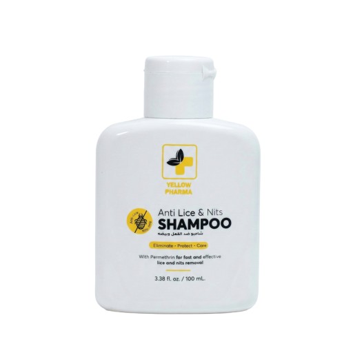 يلو فارما-شامبو مضاد للقمل والصئبان ANTl-LICE & NITS SHAMPOO-YELLOW PHARMA