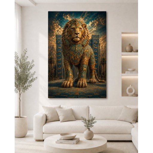 لوحة  حارس الحضارة  اصدار حصري canvas