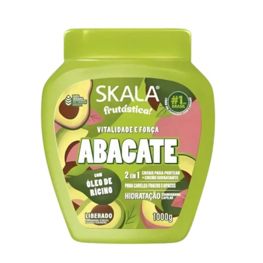 ماسك بالأفوكادو والفيتامينات لجميع انواع الشعر Condicionador Abacate Bomba de Vitaminas