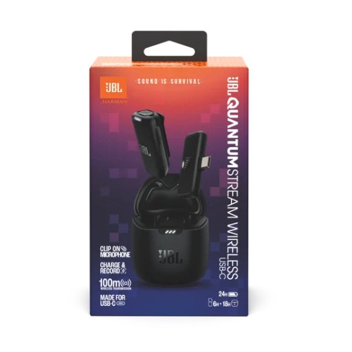 جي بي إل Jbl Quantum Stream Wireless clip-on Microphone