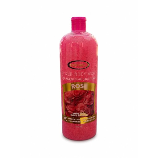 مقشر وغسول الجسم  برائحة الورد scrub body wash rose