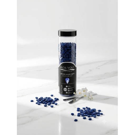 حبيبات شمع برائحة النيلة الزرقاء Platinum Blue Nila Seed Mask Wax