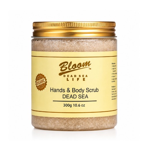 مقشر اليدين و الجسم بمعادن البحر الميت من بلوم Bloom Dead Sea Hand and Body Scrub