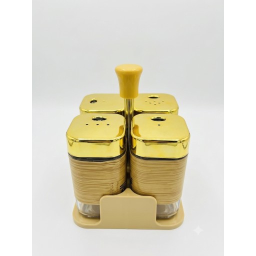 مملحة توابل 4 قطع 4-Piece Spice Set