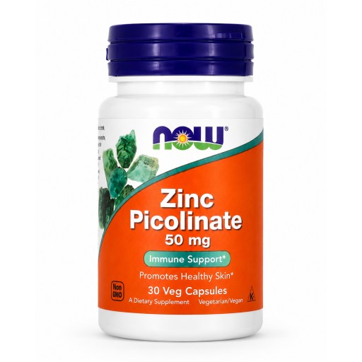 زنك بيكولينات 50 ملغ 30 كبسولة نباتية Zinc Picolinate 50 mg 30veg Capsules