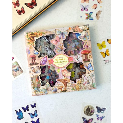 ملصقات أرض أجنحة الفراشات - The Land Of Butterfly Wings