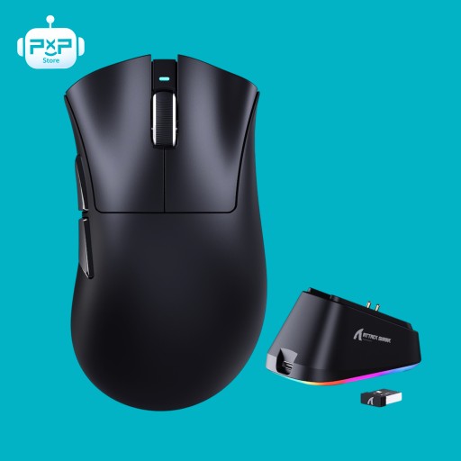 attackshark Attackshark V3 Pro ultra-light tri-mode Gaming Mouse With Charging Dock