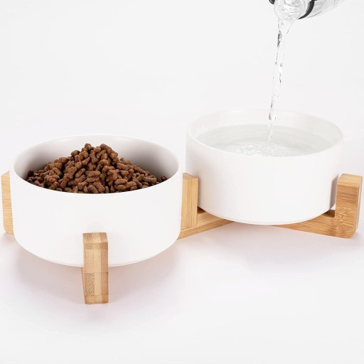 A09وعاء سيراميك مزدوج Dual Ceramic Bowl A09