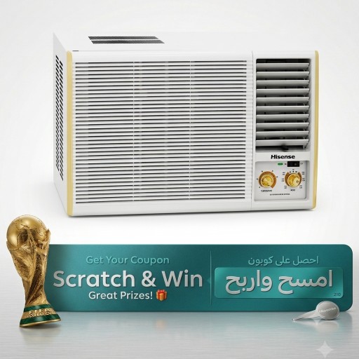 مكيف هايسنس حجم 2طن شباك Air conditioner