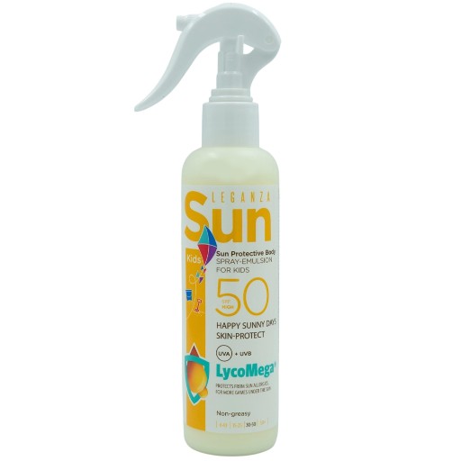 بخاخ واقي شمس للأطفال 200 مل Leganza Sun Protection Body Spray-Emulsion For Kids SPF 50