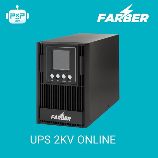 يو بي اس فاربر 2كي في اونلاين (4 بطارية ) UPS FARBER 2KV Online