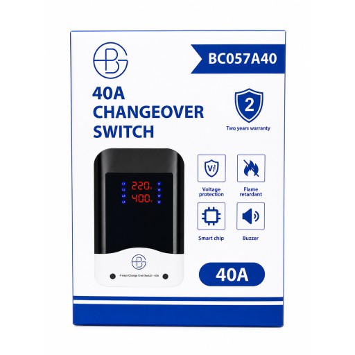 مفتاح تحويل كهربائي أوتوماتيكي 40 أمبير Automatic Changeover Switch