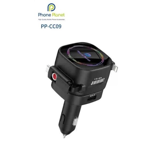 شاحن سيارة من فون بلانت 4 في 1 PHONE PLANET POPULAR 4 IN 1 CAR CHARGER CC09