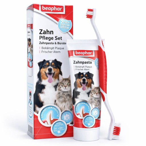 Beaphar معجون وفرشاة أسنان Beaphar Dental Care Set